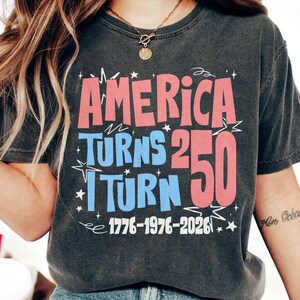 Celebrate a Historic Half-Century with America’s Big Birthday! 🇺🇸🎂 Are you or a loved one turning 50 in 2026? Celebrate this incredible milestone alongside the USA’s 250th Anniversary with our exclusive "America Turns 250, I Turn 50" commemorative design!