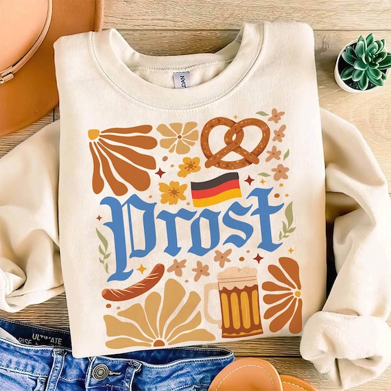 Prost Oktoberfest Shirt, German Beer Festival Tee, Prost Shirt October Beer Festival Tee, Funny Fall Drinking Shirt, Boho Oktoberfest Shirt