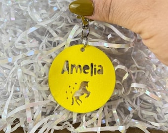 Personalized Name Keychain, 3D Printed Biodegradable Bag Tag