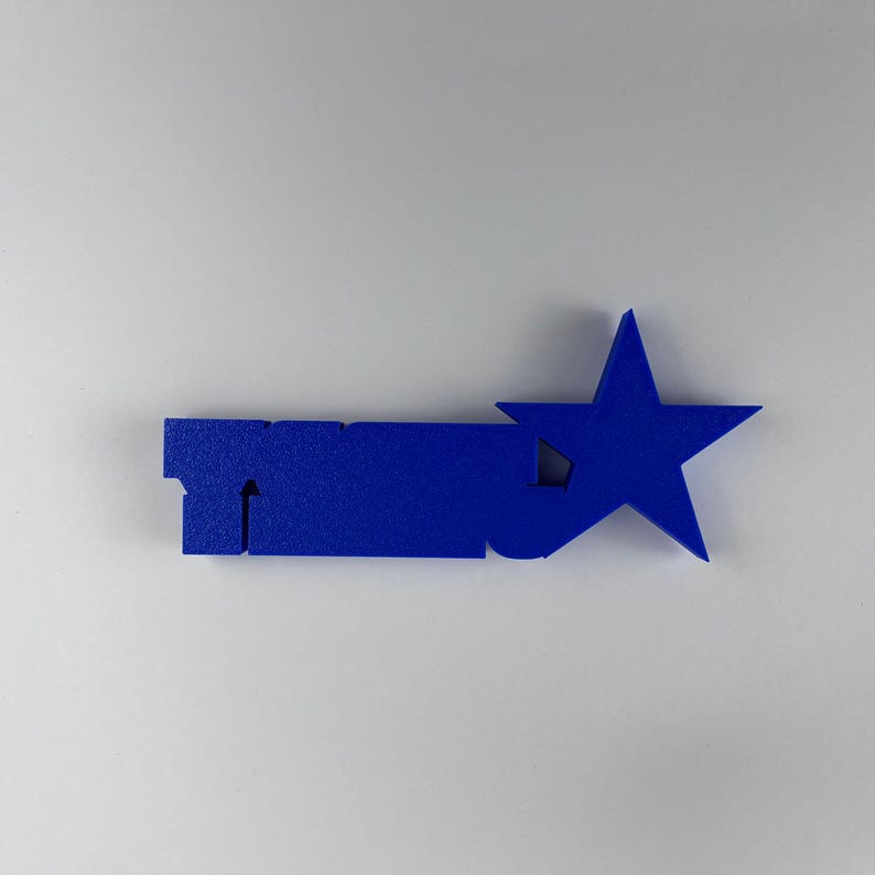 Dallas Cowboys Name Plate, Dallas Cowboys, Custom Name Plaque, Custom Desk Name