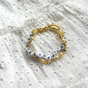 Friendship bracelet &quot;You belong with me&quot;