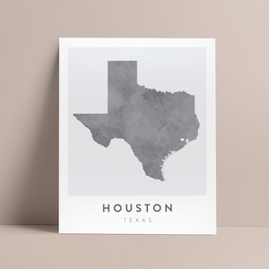 Houston Map Poster