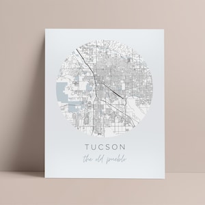 Tucson Map Print