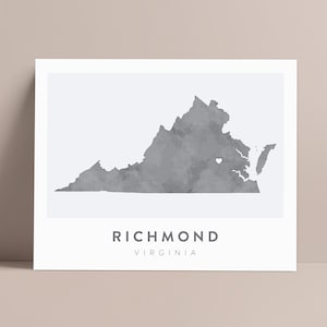 Richmond, Virginia Map Poster
