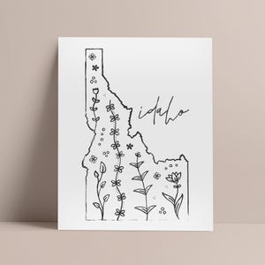 Blumenrabatte: Idaho