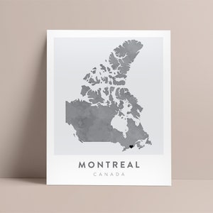 Montreal Map Poster
