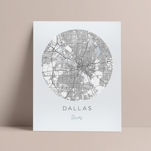 Dallas Map Print