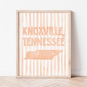 Knoxville Tennessee Poster · Tennessee Wall Art