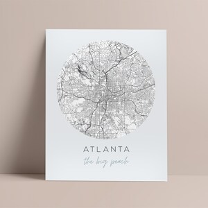 Atlanta Map Print