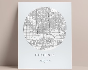 Phoenix Map Poster