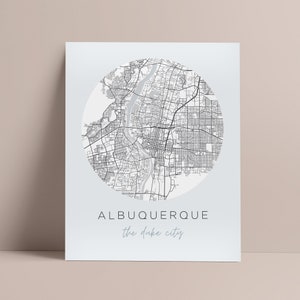 Albuquerque Map Print
