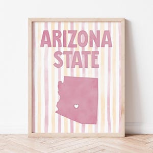 Poster Arizona State University · Sun Devils-muurkunst