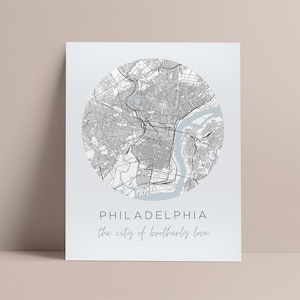 Philadelphia Map Print