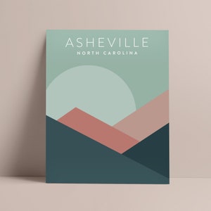 Asheville, North Carolina Minimalist Art