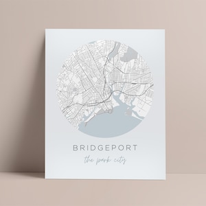 Bridgeport Map Print