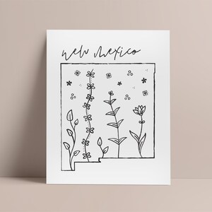 植物の境界線：ニューメキシコ