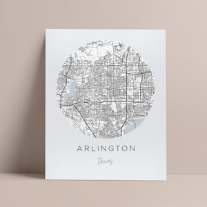 Arlington Map Print