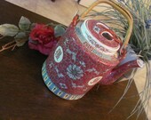 Wow LOwered Asian Famille Rose Hand painted Porcelain Tea Pot,(Cream and Sugar Set in my Store)