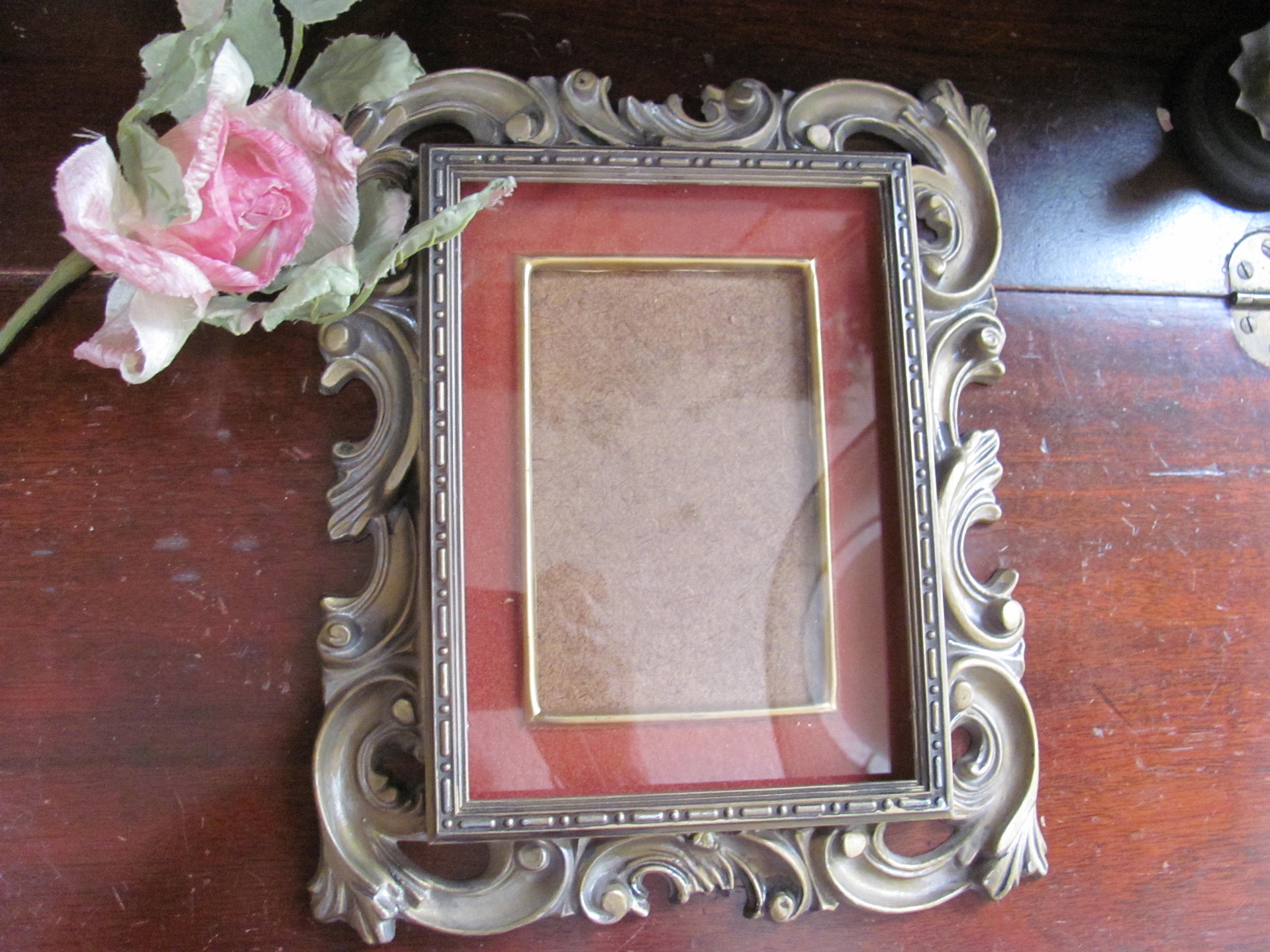 Picture Frame 8x8 8x10 or 8.5x11 shabby frame distressed photo frame, –  Rusty Mill Decor