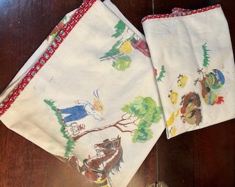 Primitive Farmhouse Kitchen Towels ,Country Decor for Sure