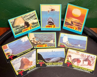 Vintage Jaws 2 Trading Cards (1978) | Original Universal Studios Movie Cards
