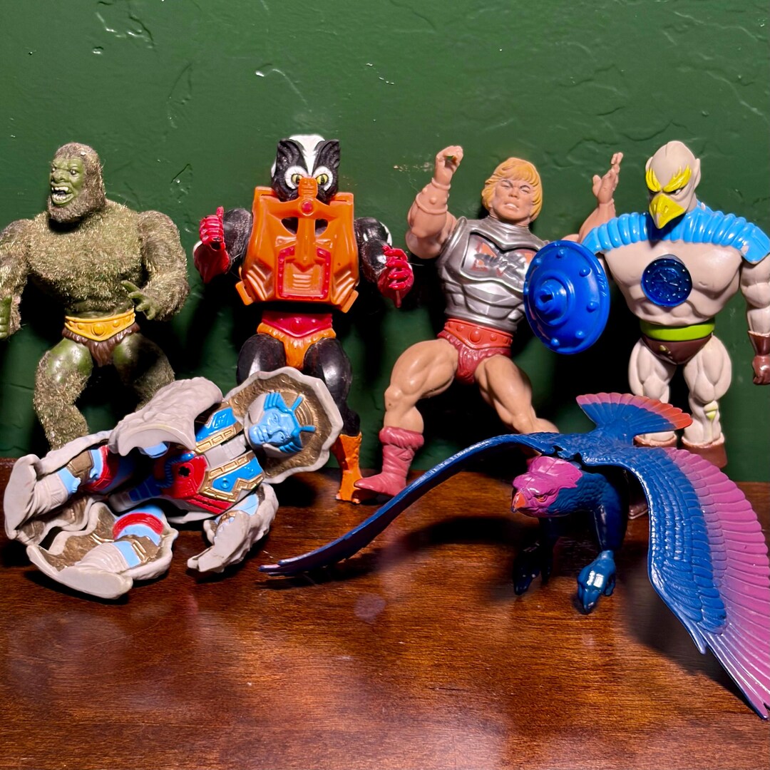 Masters of the Universe MOTU Action Figure Lot | Vintage 1980s He-man ...