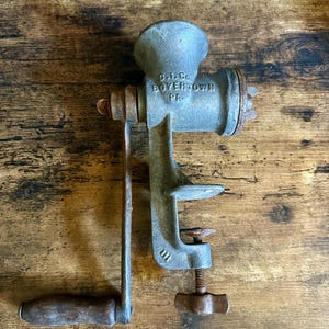 Vintage Meat Grinder (O.I. Co. Boyertown PA Meat Grinder)
