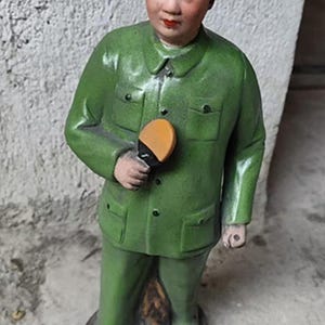 Chinese Art collection Cultural Revolution Chairman MAO Porcelain statue
