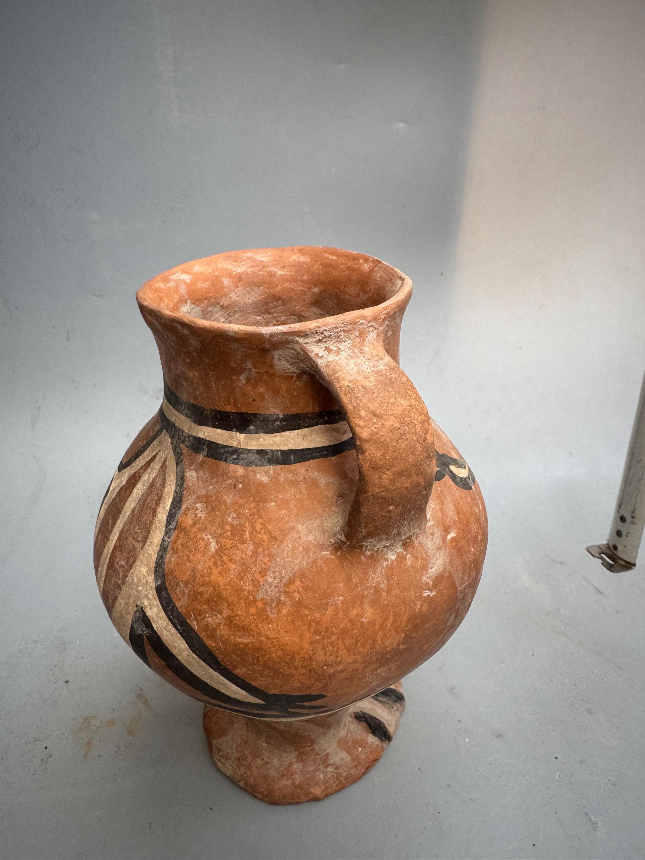 chinese-antique-neolithic-majiayao-culture-pottery-pedestal-jar-etsy