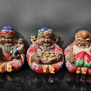 Three Chinese Gods - Etsy