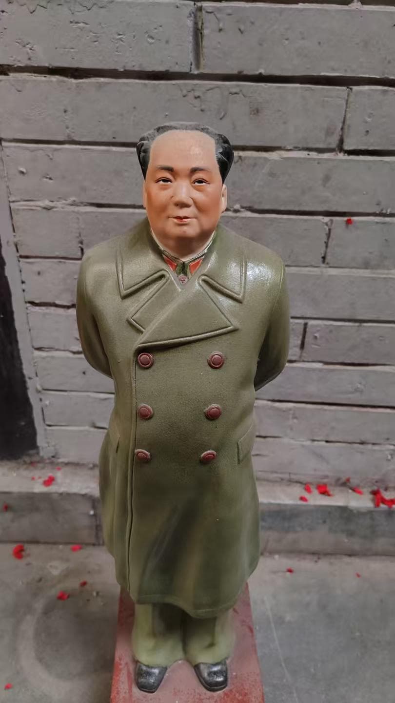 中国美術コレクション 磁器製毛沢東像 - Etsy 日本