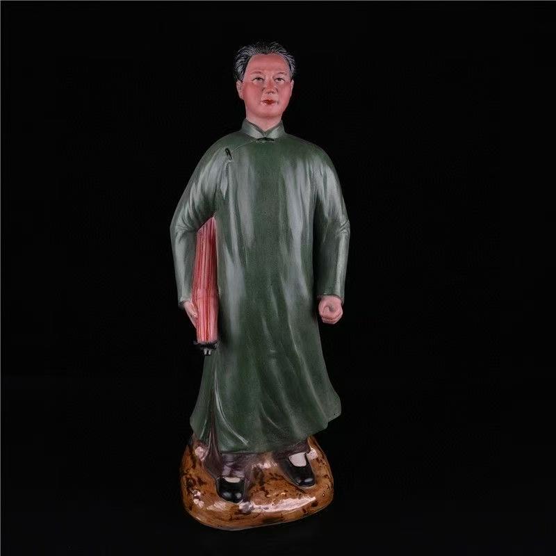 中国文化大革命美術コレクション 磁器製毛沢東安遠市像 - Etsy 日本