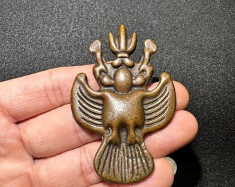 チベット　お守りペンダント　鳥 チベット 銅製 鳥 仏像 経典 寺院 お守り ロック鳥 ペンダント - Etsy 日本