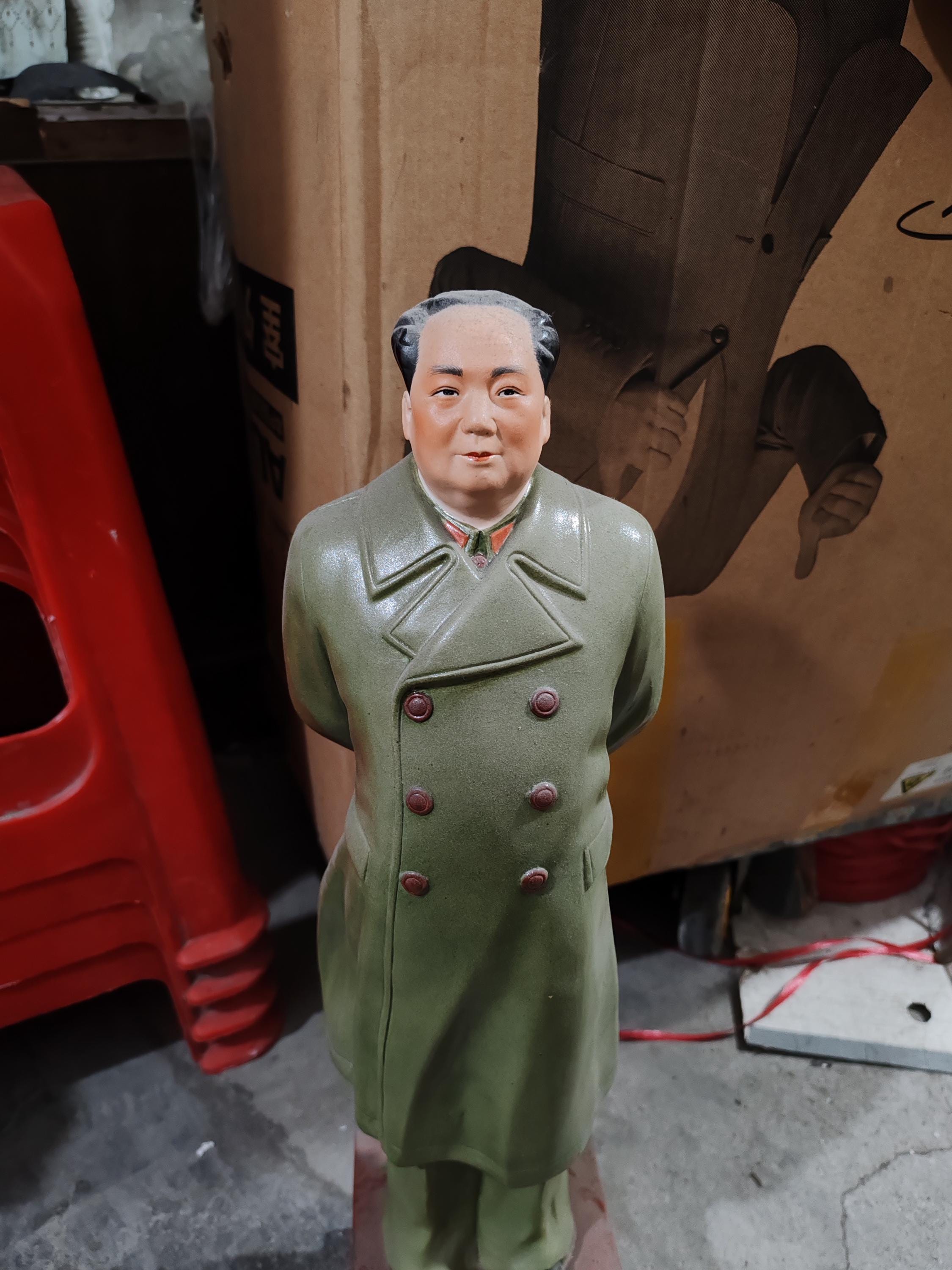 中国文化大革命期の美術コレクション 磁器製の毛沢東像 - Etsy 日本