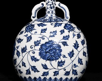 明代青白磁毫胡花瓶：花の室内装飾 - Etsy 日本