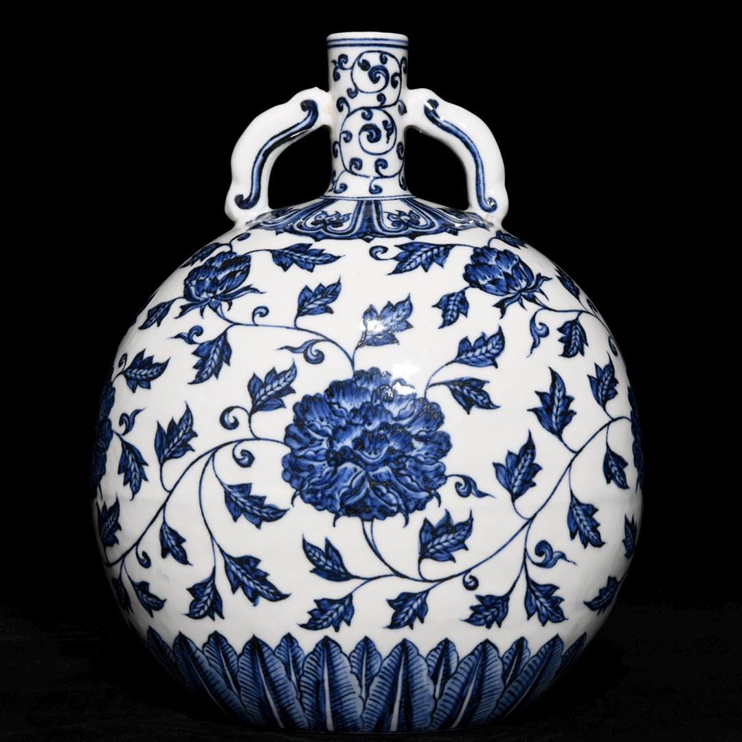 明代青白磁毫胡花瓶：花の室内装飾 - Etsy 日本