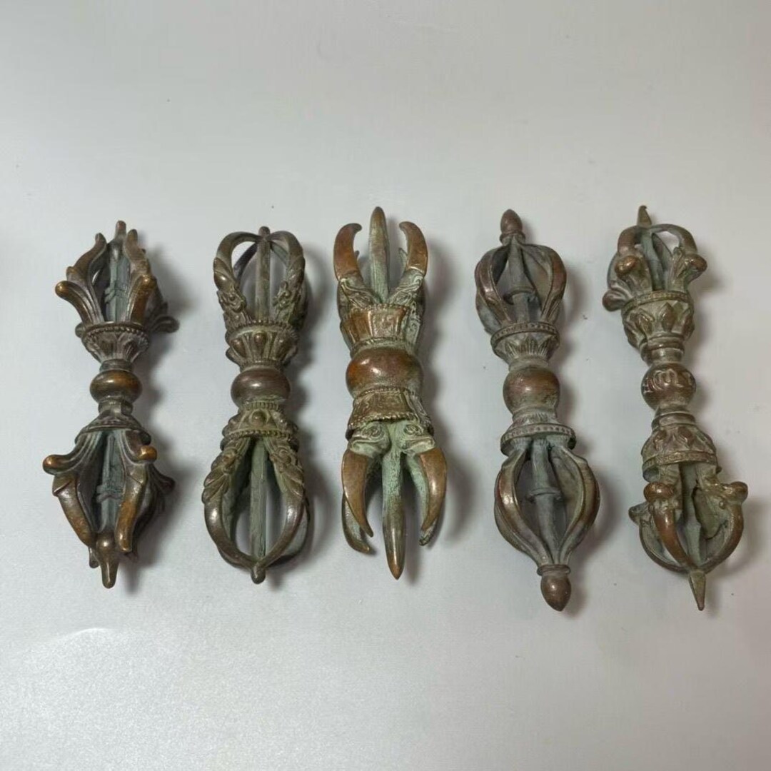 Bronze Alloy Dorje Vajra Set: Tibetan Buddhist Ritual Objects - Etsy