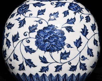 明代青白磁毫胡花瓶：花の室内装飾 - Etsy 日本