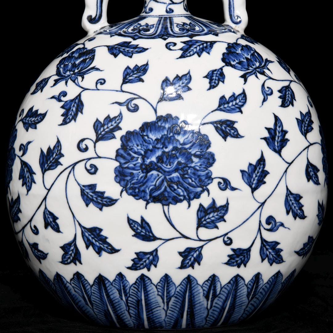 明代青白磁毫胡花瓶：花の室内装飾 - Etsy 日本