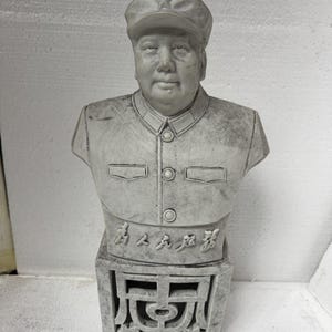Chinese Cultural Revolution period Chairman MAO White Porcelain Mao Zedong statue