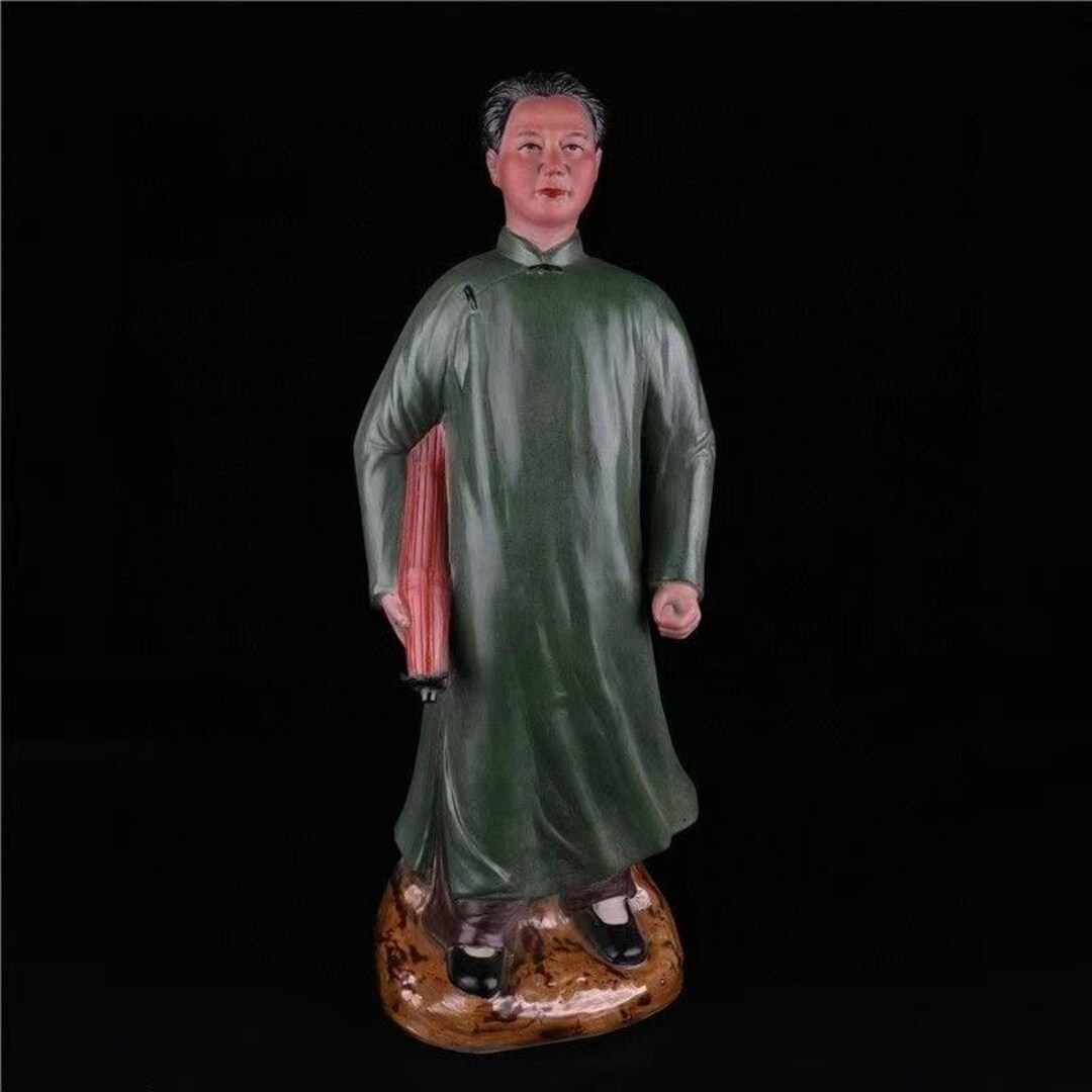 中国文化大革命美術コレクション 磁器製毛沢東安遠市像 - Etsy 日本