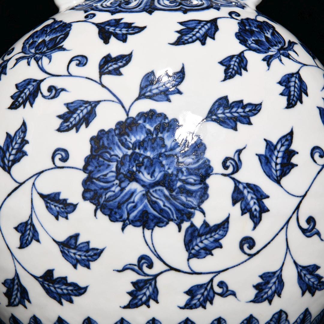 明代青白磁毫胡花瓶：花の室内装飾 - Etsy 日本