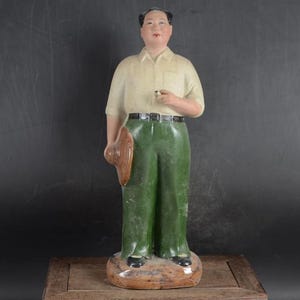 Chinese Art collection Cultural Revolution Porcelain Mao Chairman statue