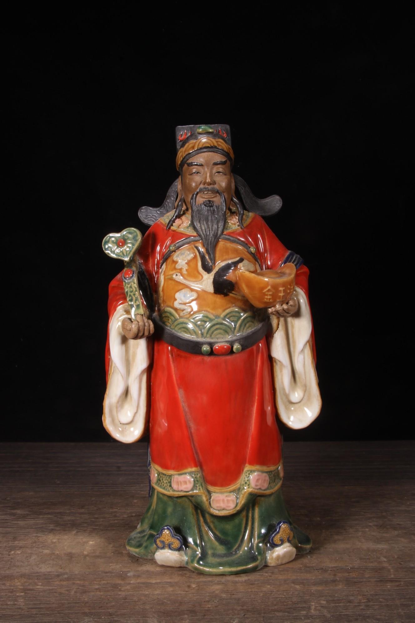 石湾福禄寿像：手作り陶器の福の神 - Etsy 日本