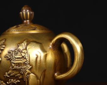 アンティーク銅製龍口鶴模様ワインポットティーポット - Etsy 日本