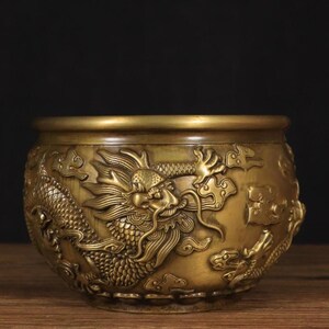 Messing Drache Weihrauchbrenner: Feng Shui Wealth Pot Räucherstäbchen