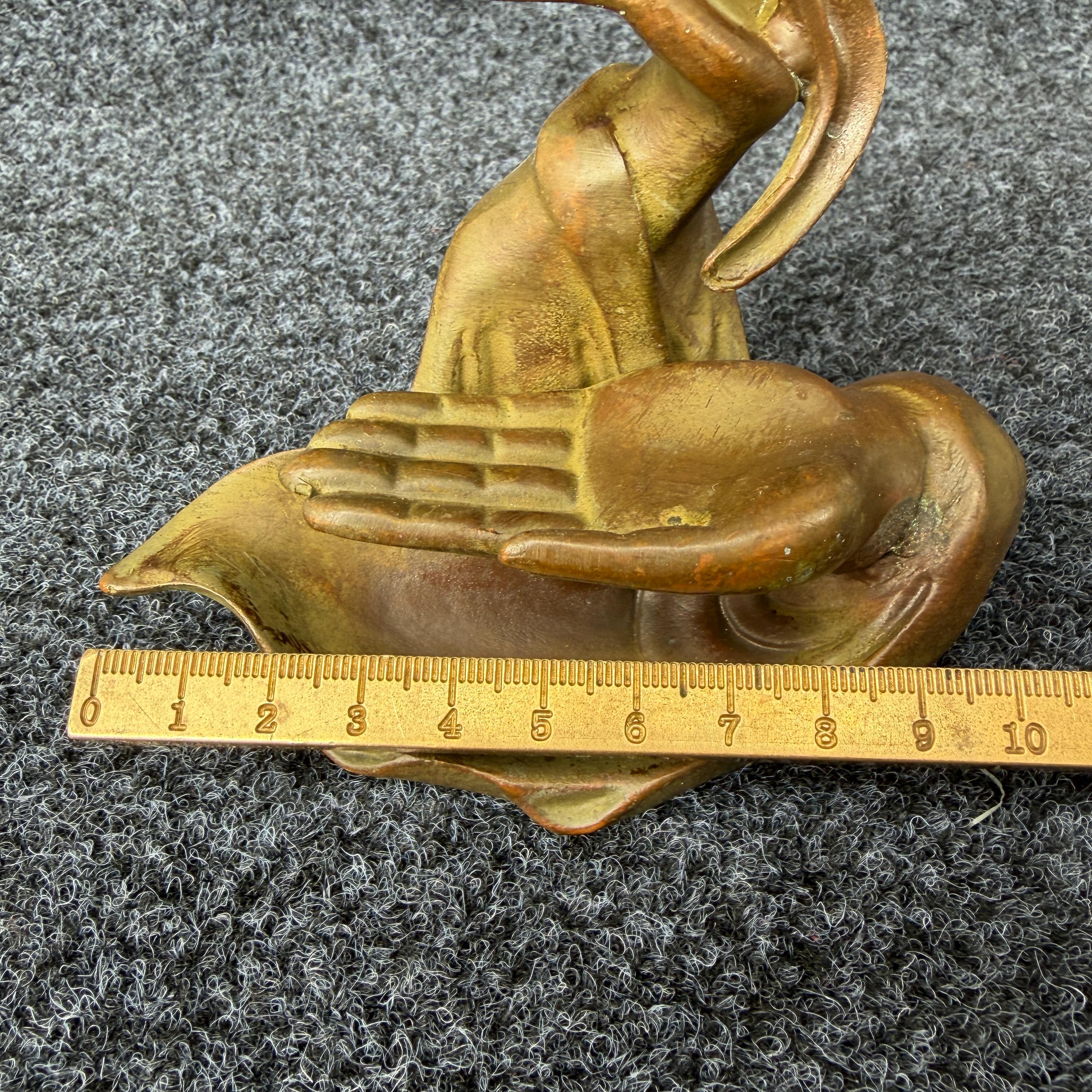 レトロ　蓮の花形開閉式真鍮製キャンドルホルダー　仏具 ヴィンテージ真鍮製仏手蓮華キャンドルホルダー | 仏壇用香炉 - Etsy 日本