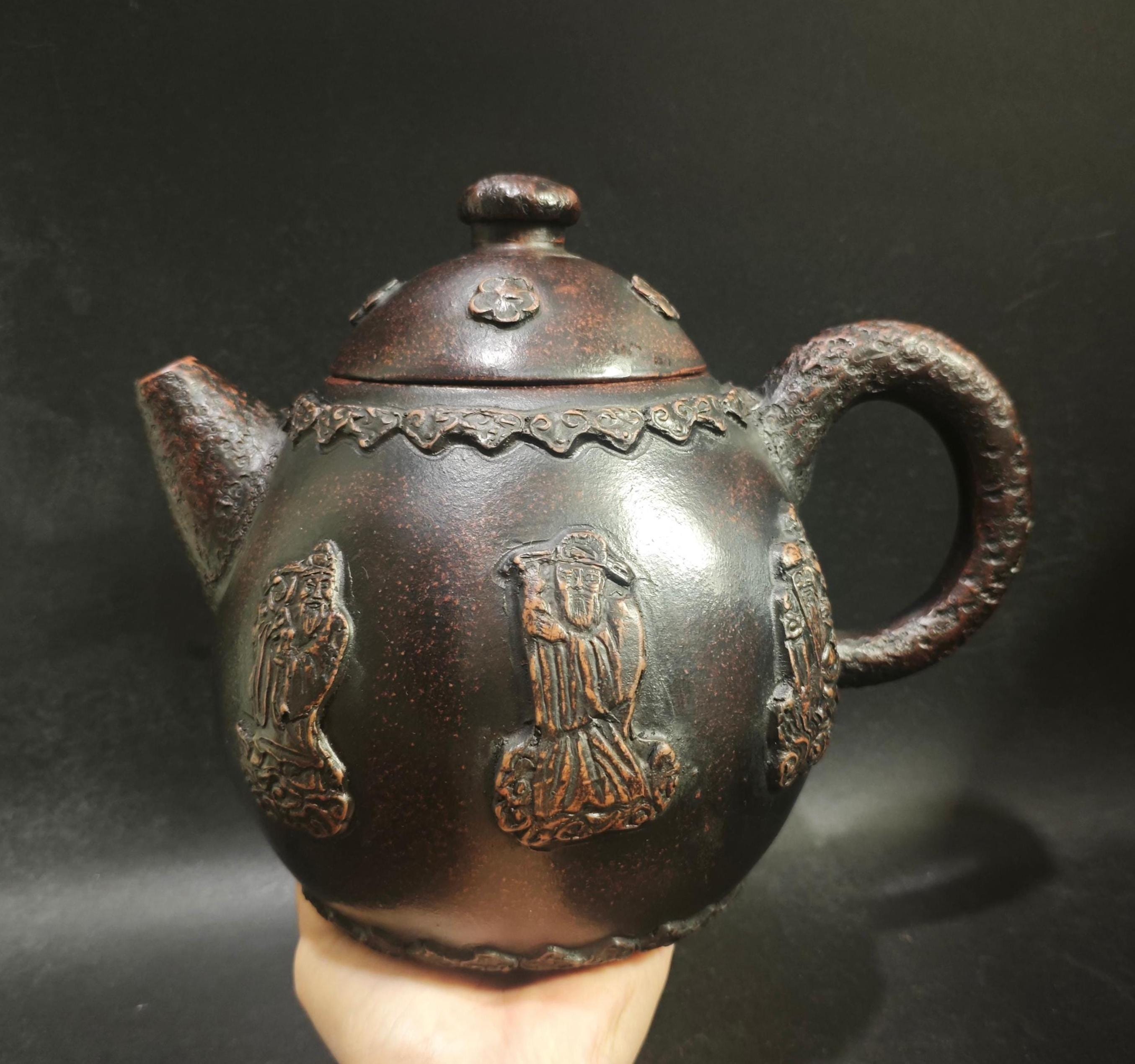 Antique Chinese Dragon Egg Pot - Etsy