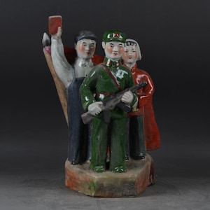 Chinese Art collection Cultural Revolution Porcelain statue
