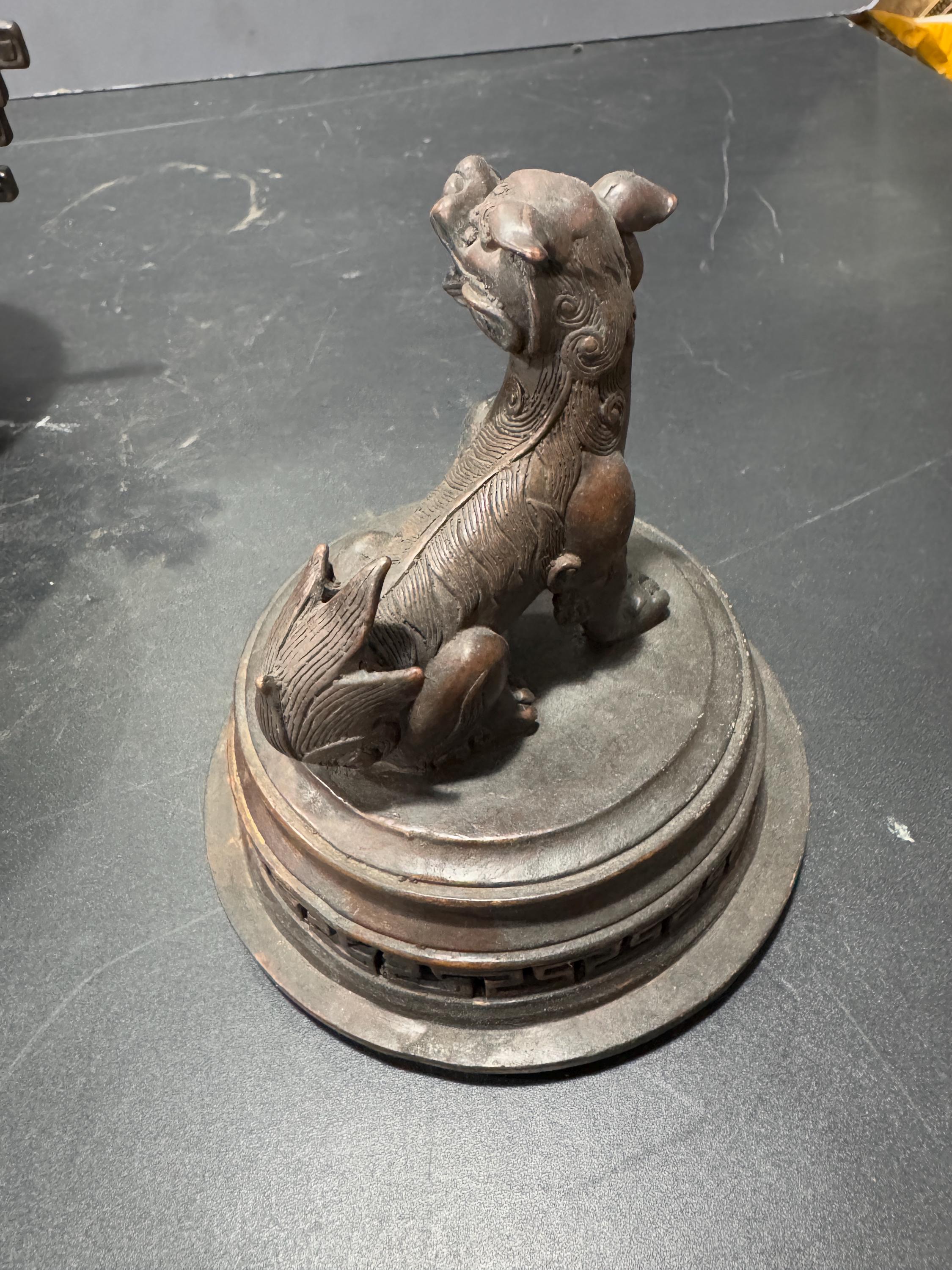 アンティーク銅麒林香炉: 風水装飾 - Etsy 日本